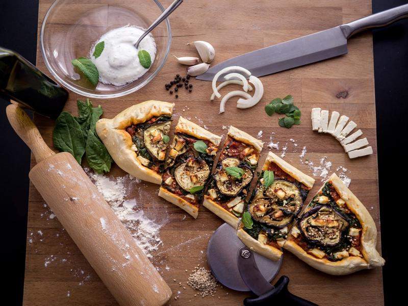 orientalisch vegan kochen Pide